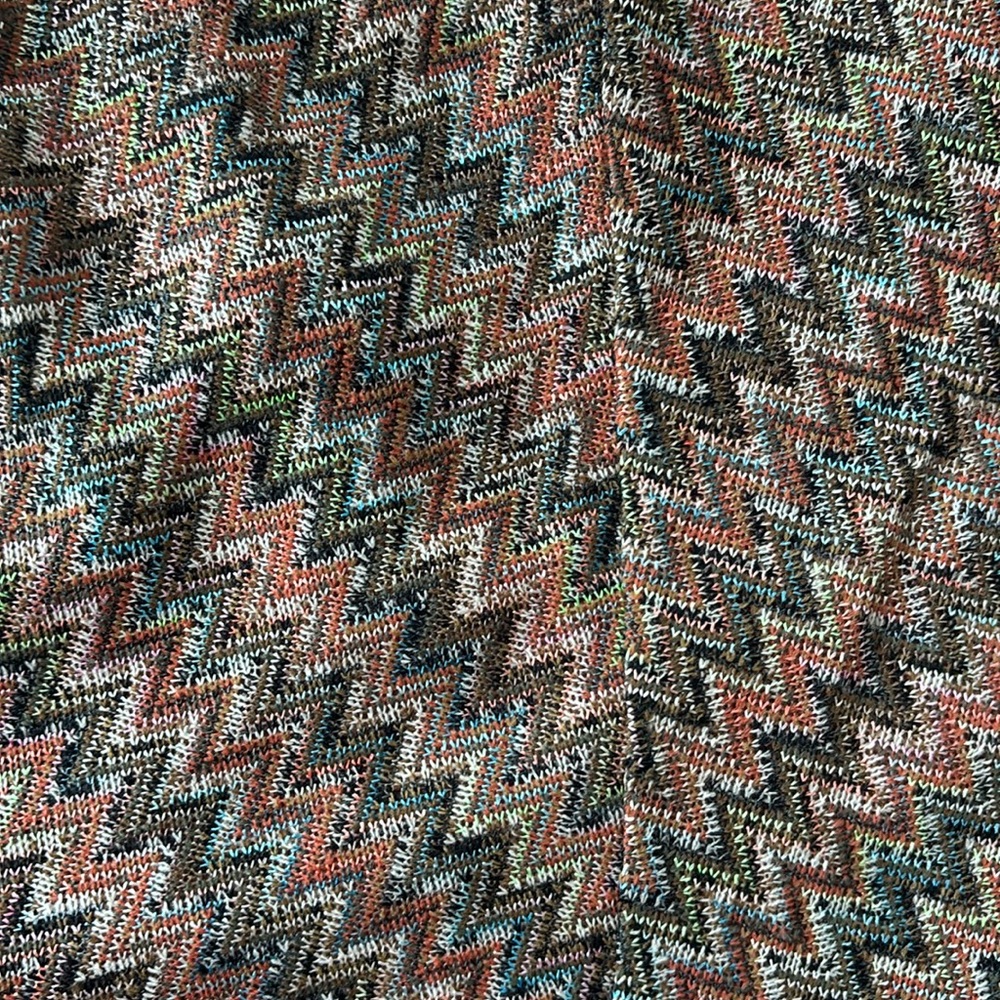 MulticolorChevron Pattern Dress - Picture 3 of 5